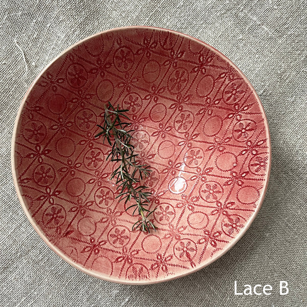 Wonki Ware Pasta Bowl - Pimento Lace