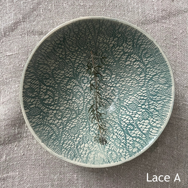wonki ware soup bowl marine lace