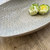 Wonki Ware Oval Bowl - Extra Large - Duck Egg Lace