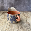 Small Handmade Ceramic Jug by Virginia Graham - Floral with Stripes or Spots