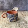 Small Handmade Ceramic Jug by Virginia Graham - Floral with Stripes or Spots