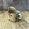 Small Handmade Ceramic Jug by Virginia Graham - Floral with Stripes or Spots