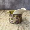 Small Handmade Ceramic Jug by Virginia Graham - Floral with Stripes or Spots