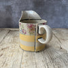 Medium Handmade Ceramic Jug by Virginia Graham - Floral with Stripes or Spots