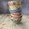 Small Handmade Ceramic Bowl by Virginia Graham - Floral with Spots