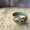 Small Handmade Ceramic Bowl by Virginia Graham - Floral with Spots