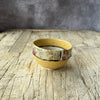 Small Handmade Ceramic Bowl by Virginia Graham - Floral with Spots - Yellow
