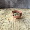 Small Handmade Ceramic Bowl by Virginia Graham - Floral with Spots