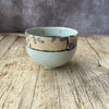 Medium Handmade Ceramic Bowl by Virginia Graham - Floral with Spots