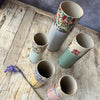 Tall Handmade Ceramic Bud Vase by Virginia Graham - 