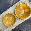 Bobble Rim Serving Bowl - Large - Ochre