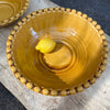Bobble Rim Serving Bowl - Large - Ochre