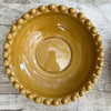 Large Bobble Rim Serving Bowl - Ochre