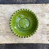 Bobble Rim Serving Bowl - Green