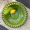Bobble Rim Serving Bowl - Large - Green