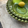 Bobble Rim Serving Bowl - Large - Green