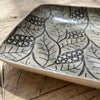 Wonki Ware Rectangular Utensil Dish - Charcoal Lace