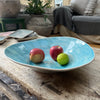 Wonki Ware Salad Bowl - Large - Turquoise Wash