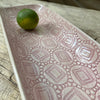 Wonki Ware Prawn Serving Dish or Platter - Small - Pink Lace