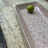 Wonki Ware Prawn Serving Dish or Platter - Large - Pink Lace
