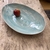 Wonki Ware Oval Bowl - Extra Large - Turquoise Wash