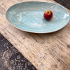 Wonki Ware Oval Bowl - Extra Large - Turquoise Wash
