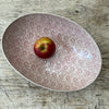 Wonki Ware Oval Bowl - Large - Pink Lace and Pink Wash