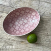 Wonki Ware Oval Bowl - Small - Pink Lace