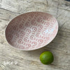 Wonki Ware Oval Bowl - Small - Pink Lace