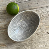 Wonki Ware Oval Bowl - Extra Small - Warm Grey Lace