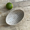 Wonki Ware Oval Bowl - Extra Small - Warm Grey Lace