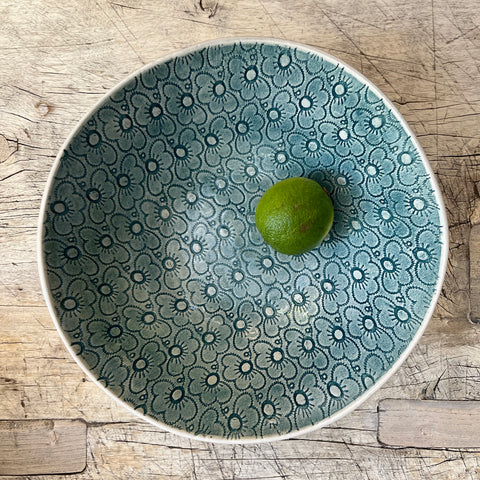 Wonki Ware Salad Bowl - Small - Marine Lace