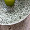 Wonki Ware Pasta Bowl - Dark Green Lace