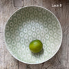 Wonki Ware Small Spaghetti Bowl - Spearmint Lace