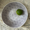 Wonki Ware Small Spaghetti Bowl - Aubergine Lace