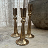Tulip Iron Candle Holder - Gold - Three Sizes