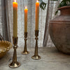 Tulip Iron Candle Holder - Gold - Three Sizes