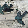 Verdigris Bird Garland - 126cm