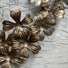 Antique Gold Flower Wreath