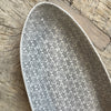 Wonki Ware Bamboo Platter - Medium - Warm Grey Lace A