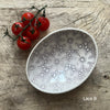 Wonki Ware Oval Bowl - Extra Small - Aubergine Lace