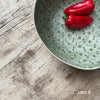 Wonki Ware DM Bowl - Dark Green Lace