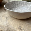 Wonki Ware DM Bowl - Medium Round Serving Bowl  - Warm Grey Lace