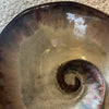 Handmade Reactive Glaze Stoneware Shell Bowl