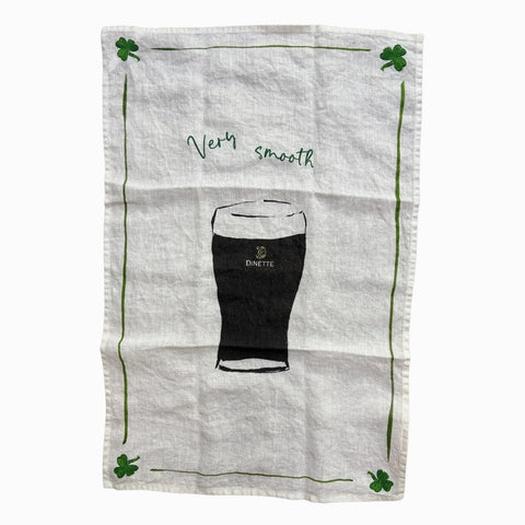 Very Smooth - Irish Stout - Linen Tea Towel
