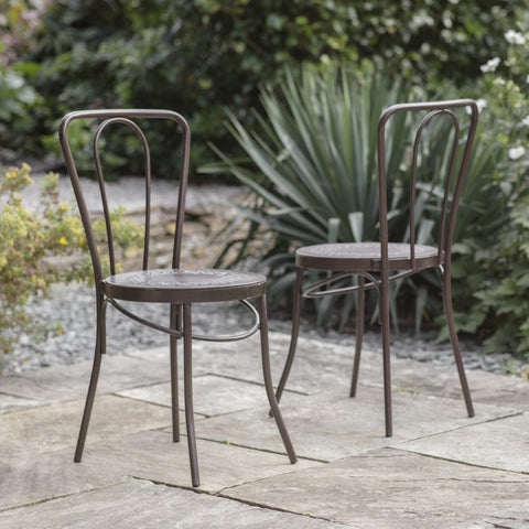 Iron Outdoor Bistro Chair