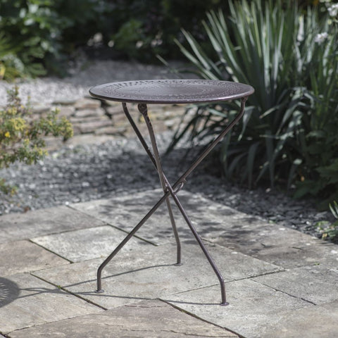 Iron Outdoor Bistro Table