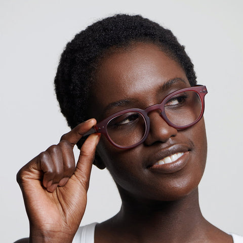Izipizi Reading Glasses - Style C - Cherry Red