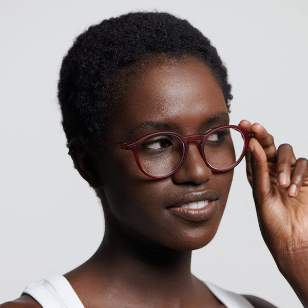 Izipizi Reading Glasses - Style D - Cherry Red