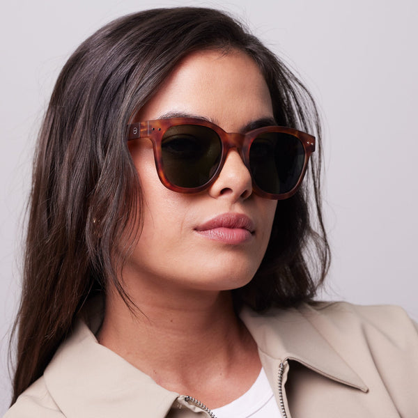 Izipizi Sunglasses - Style N - Havane